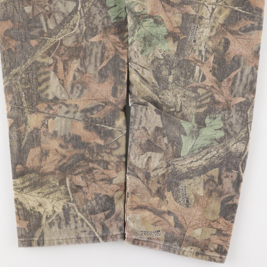 Wrangler Camouflage Pattern Real Tree Camo Double Knee Hunting Pants Men's W34 equivalent / eaa423878