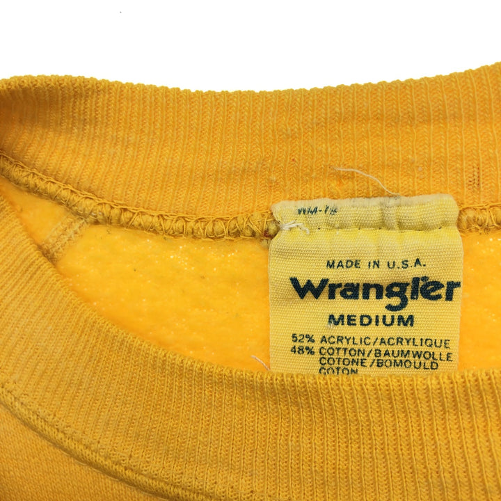 90'S Wrangler One Point Logo Sweatshirt Trainer Made in USA Women's M Vintage /eaa423909