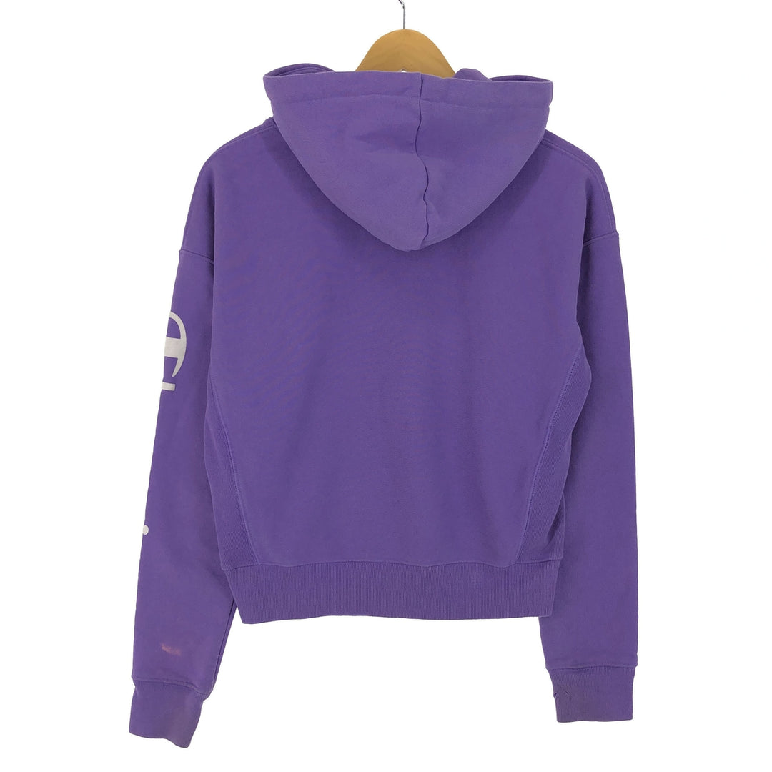 Champion Reverse Weave Replica Solid Color Tag Sleeve Print Sweat Pullover Hoodie Women's S /eaa423948