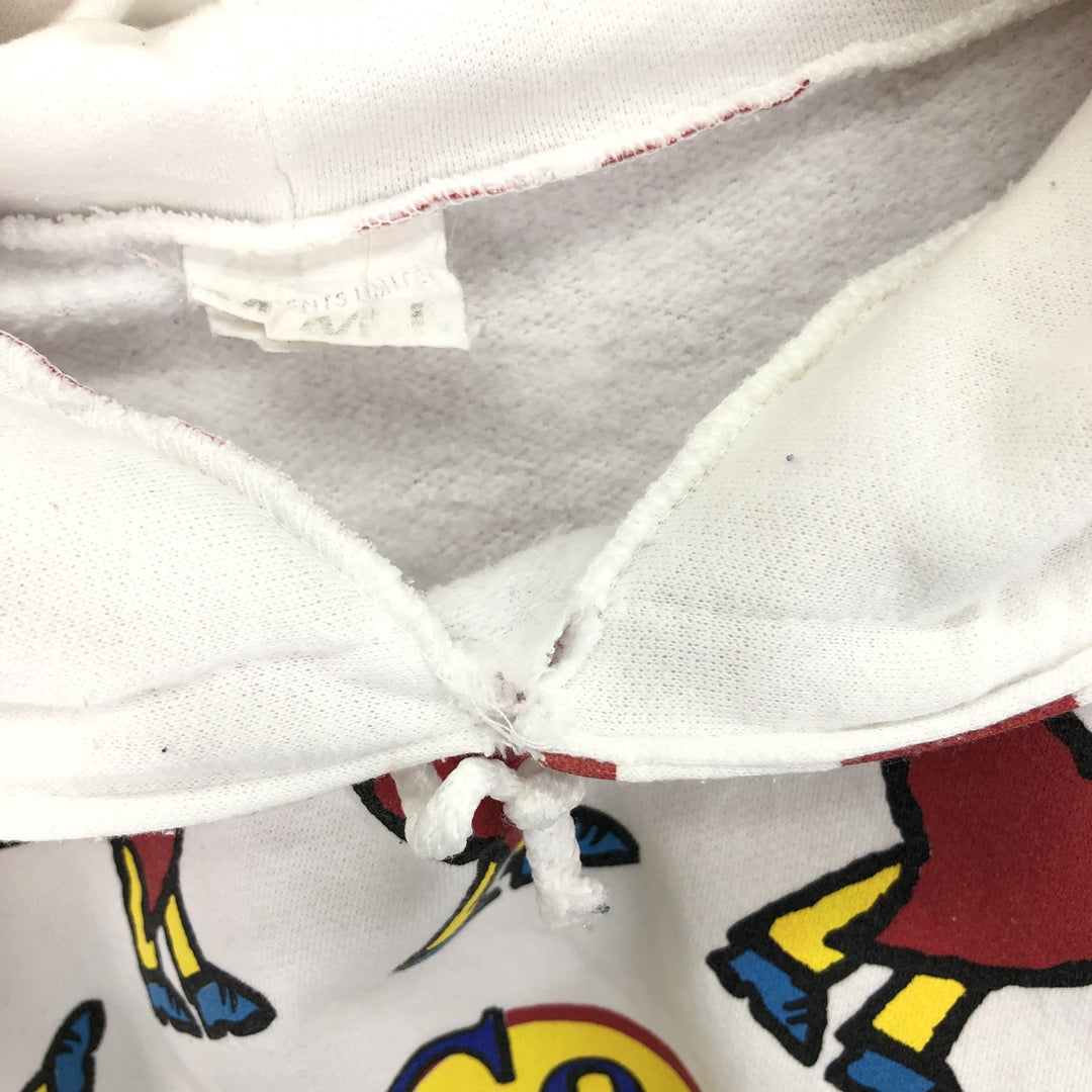 90'S The Cat in the Hat Cat in the Hat back print sleeve print sweatshirt pullover hoodie made in Canada women's M vintage /eaa423952