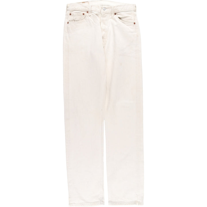 Levi's Levi's 501 Euro Model Remake White Denim Straight Denim Pants Made in England Men's W30 / eaa424064