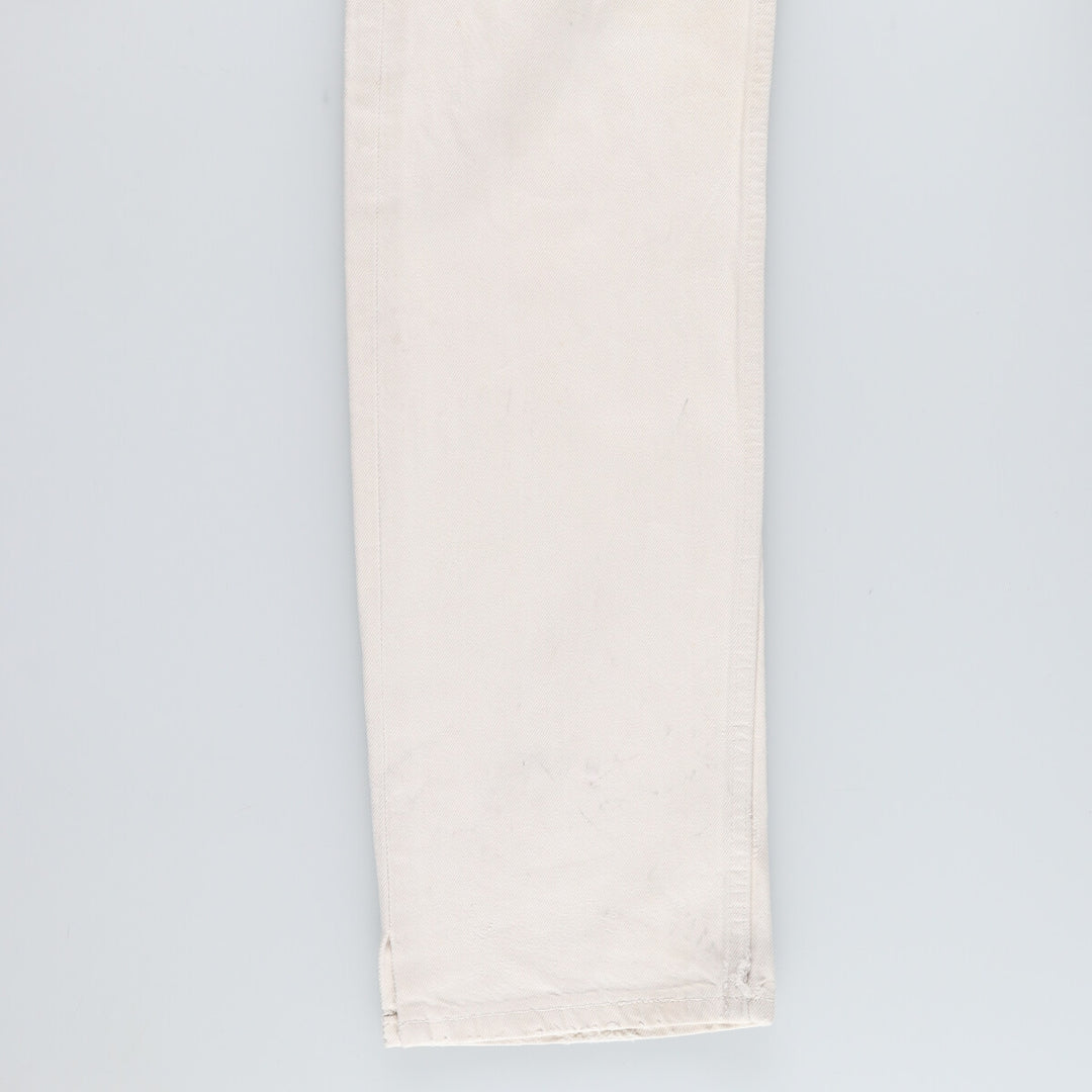 Levi's Levi's 501 Euro Model Remake White Denim Straight Denim Pants Made in England Men's W30 / eaa424064