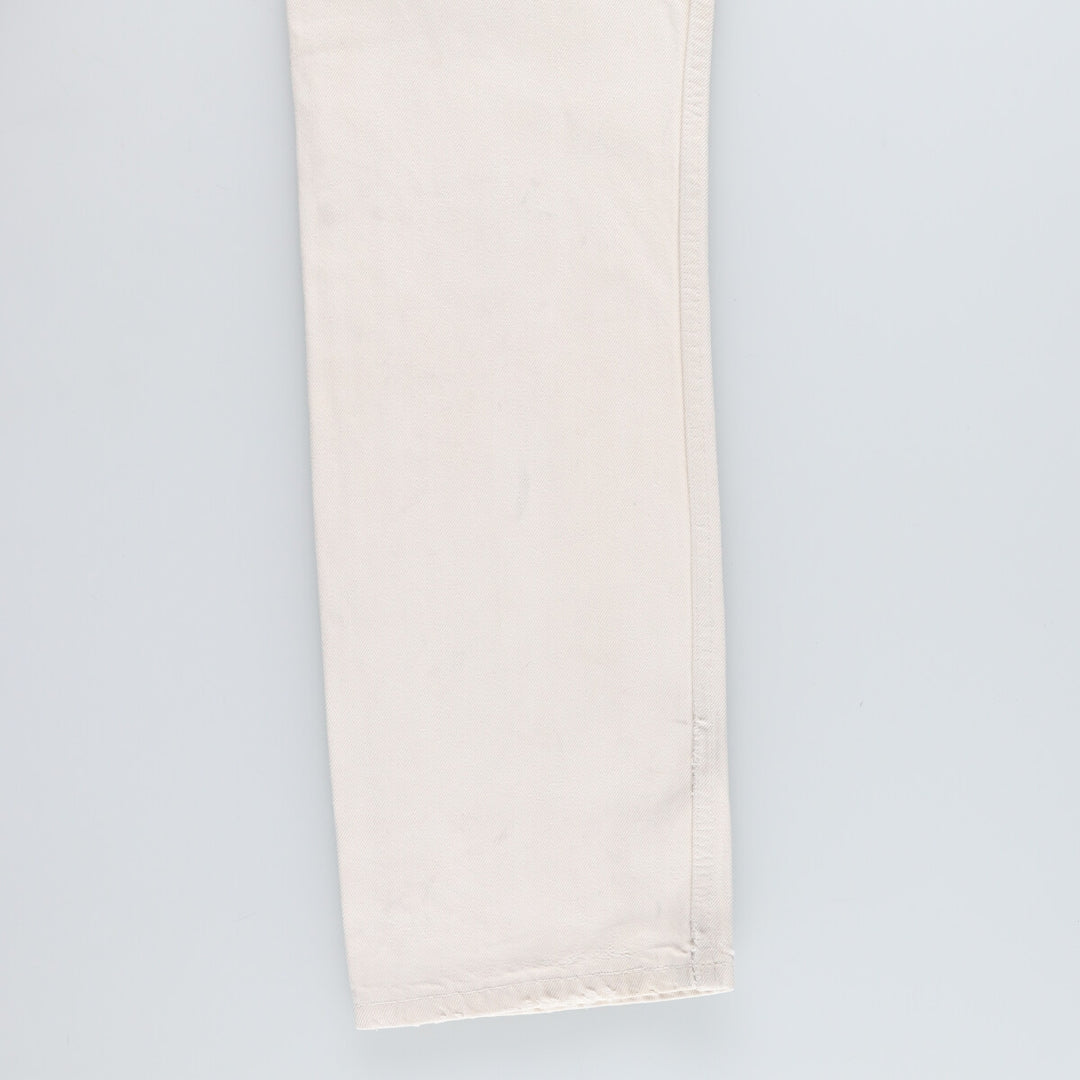 Levi's Levi's 501 Euro Model Remake White Denim Straight Denim Pants Made in England Men's W30 / eaa424064