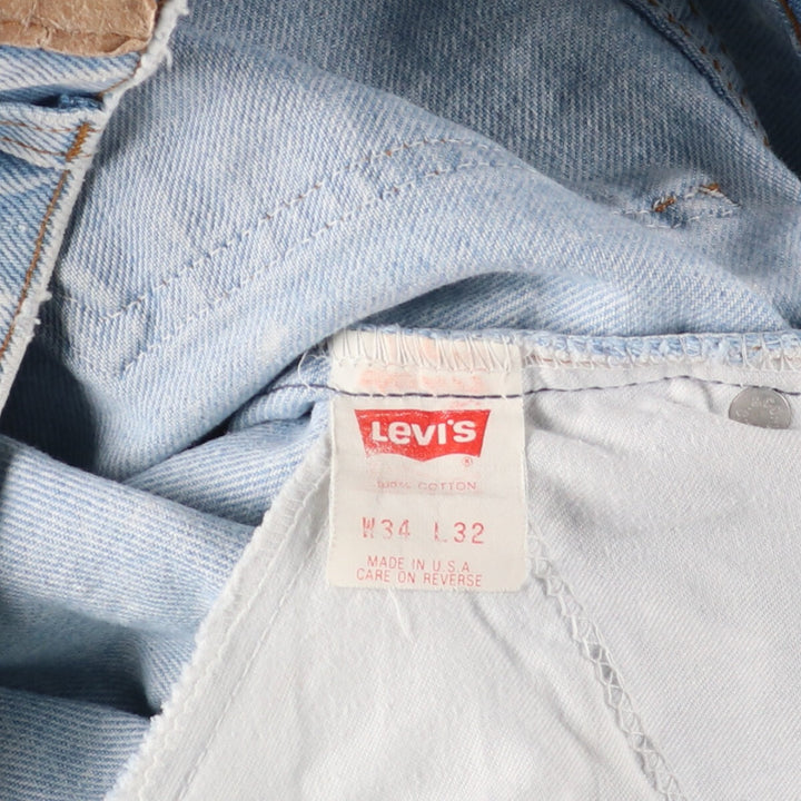 90'S Levi's 40550-0208 Tapered Denim Pants Made in USA Men's W34 Vintage /eaa424074