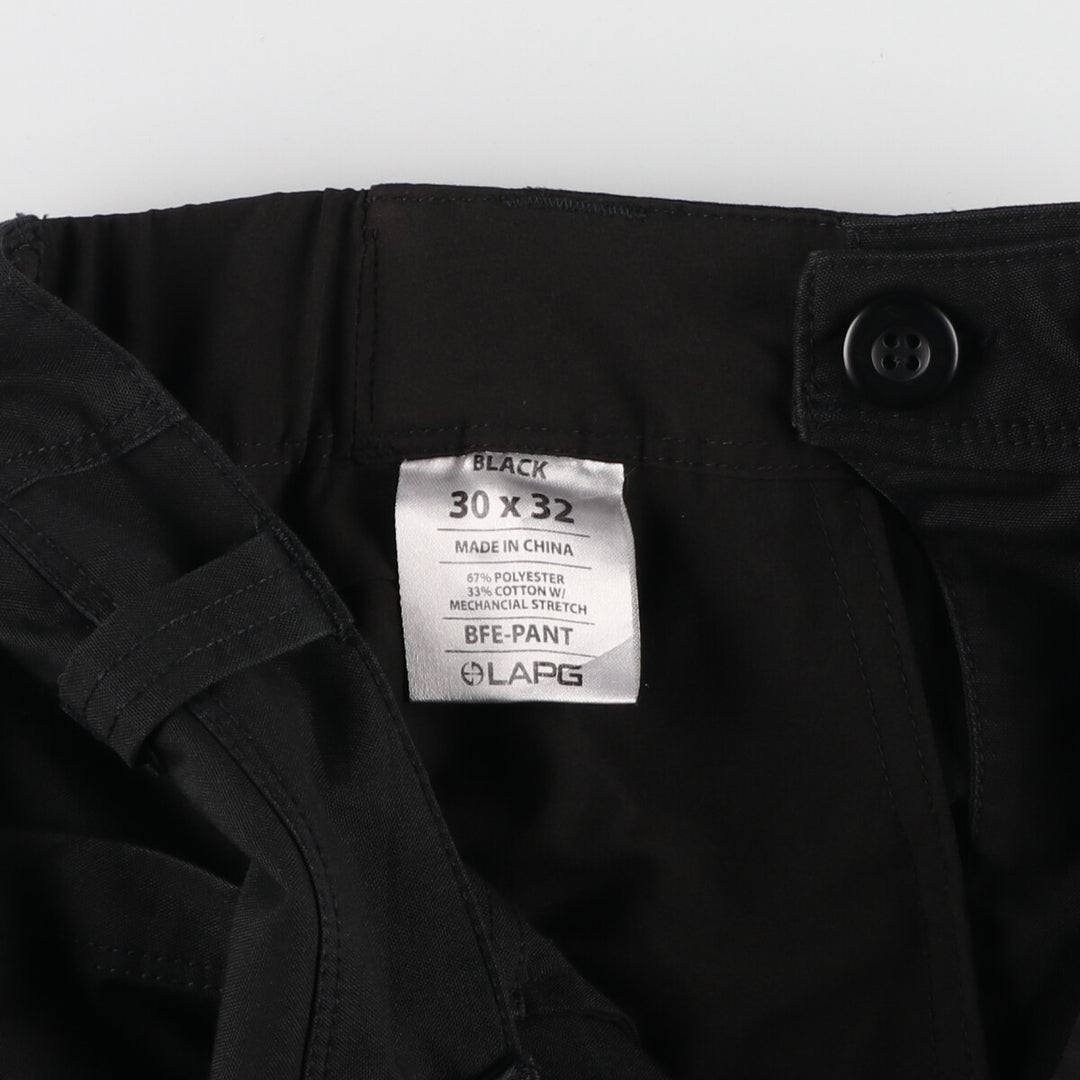 LAPG Tactical Pants Cargo Pants Men's w31 polyester black type Vintage Second Hand