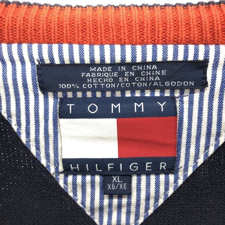 90'S Tommy Hilfiger Cotton Knit Sweater Men's XL Vintage /eaa424110