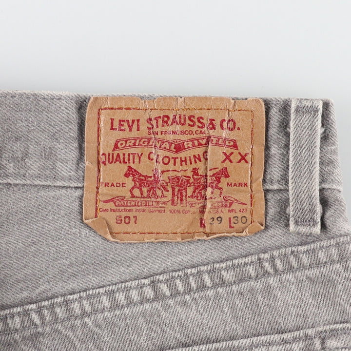 90'S Levi's 501 Black Denim Straight Denim Pants Made in USA Women's L (w29) Vintage /eaa424130