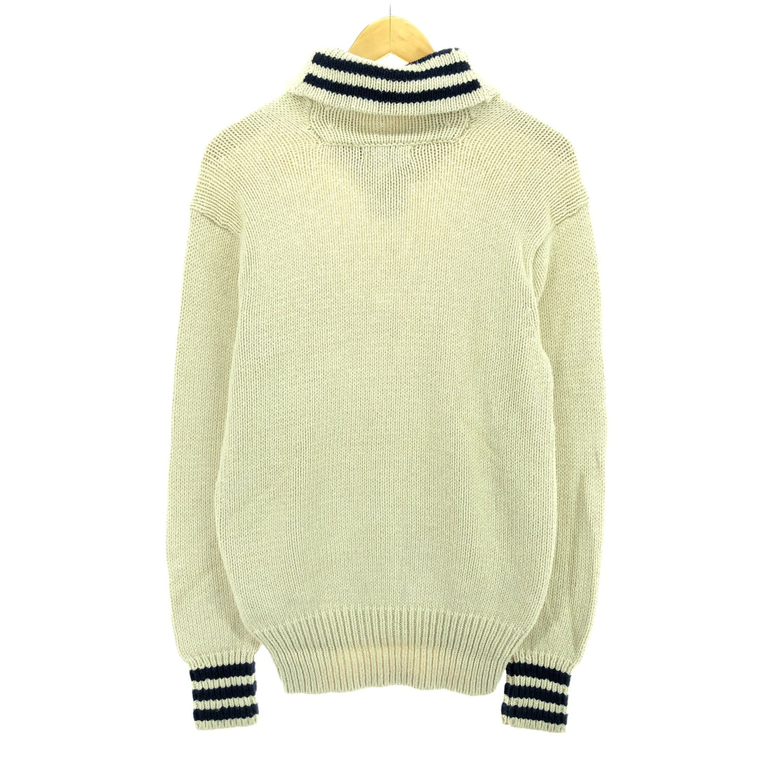 Ralph Lauren POLO by Ralph Lauren shawl collar cotton knit sweater for women, S /eaa424139