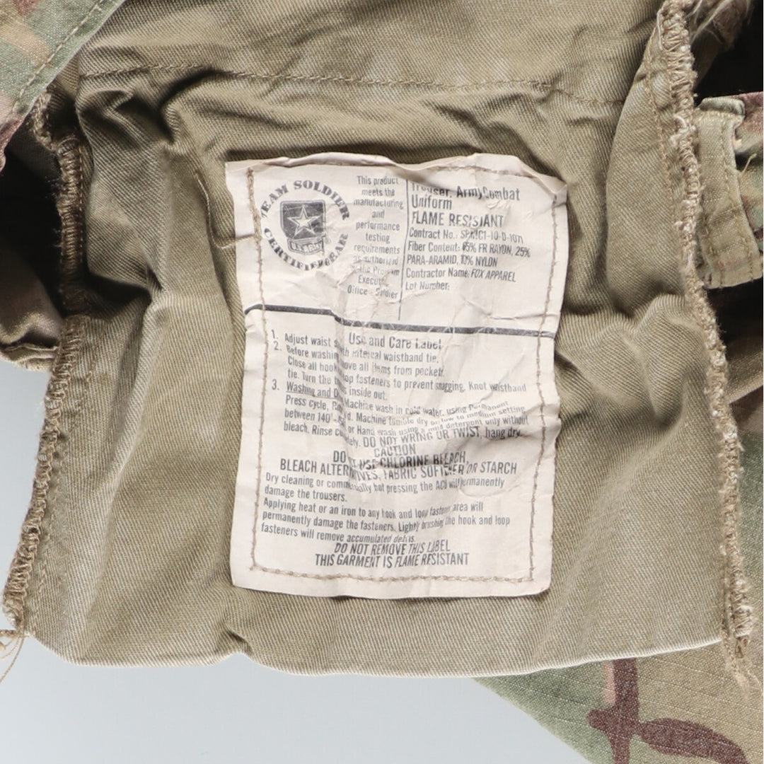 Genuine US Army USARMY Camouflage Pattern Multicam Camo Military Cargo Pants Combat Pants Made in USA MEDIUM-REGULAR Men's M /eaa424156