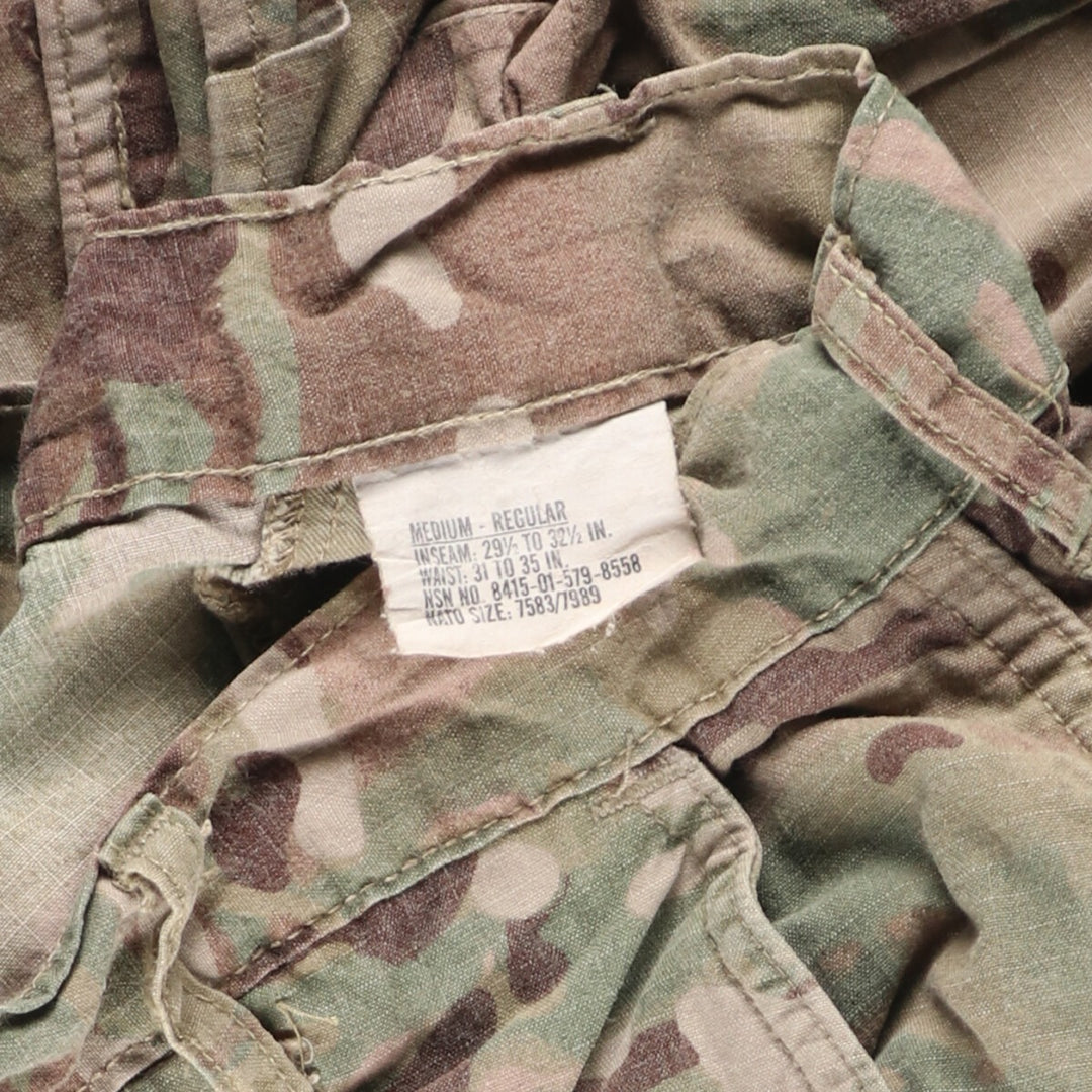 Genuine US Army USARMY Camouflage Pattern Multicam Camo Military Cargo Pants Combat Pants Made in USA MEDIUM-REGULAR Men's M /eaa424156
