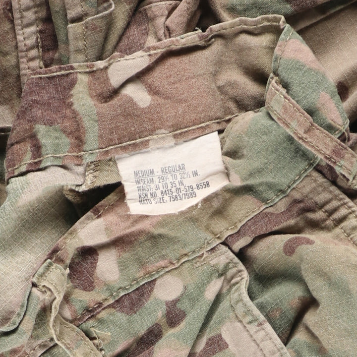 Genuine US Army USARMY Camouflage Pattern Multicam Camo Military Cargo Pants Combat Pants Made in USA MEDIUM-REGULAR Men's M /eaa424156