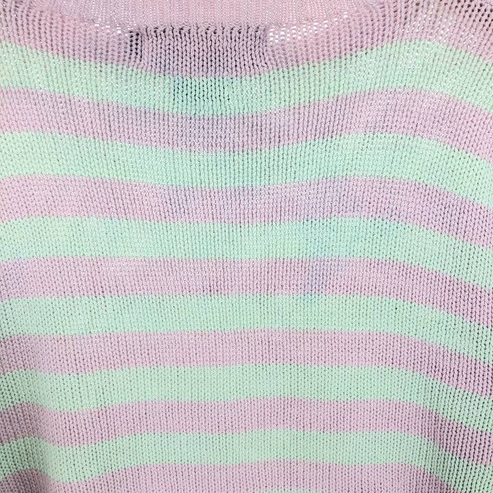 Ralph Lauren POLO by Ralph Lauren Striped Pattern Cotton Knit Sweater Women's M /eaa424237