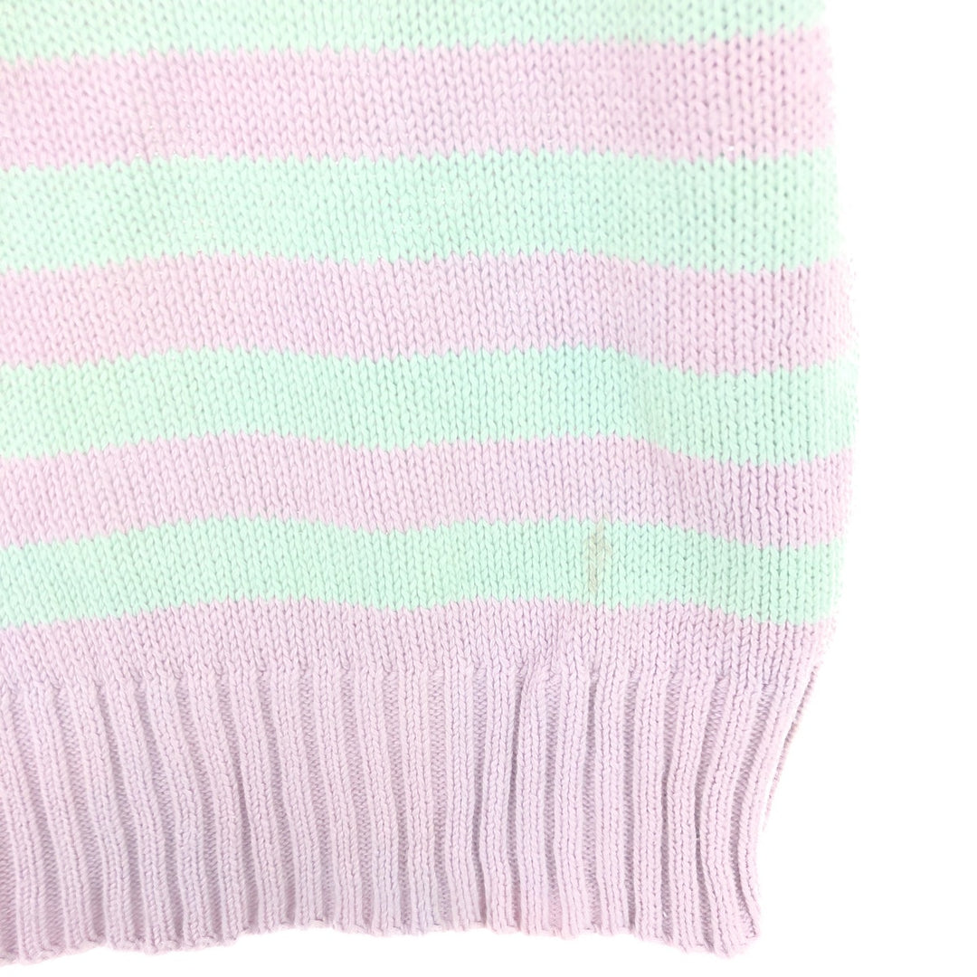 Ralph Lauren POLO by Ralph Lauren Striped Pattern Cotton Knit Sweater Women's M /eaa424237