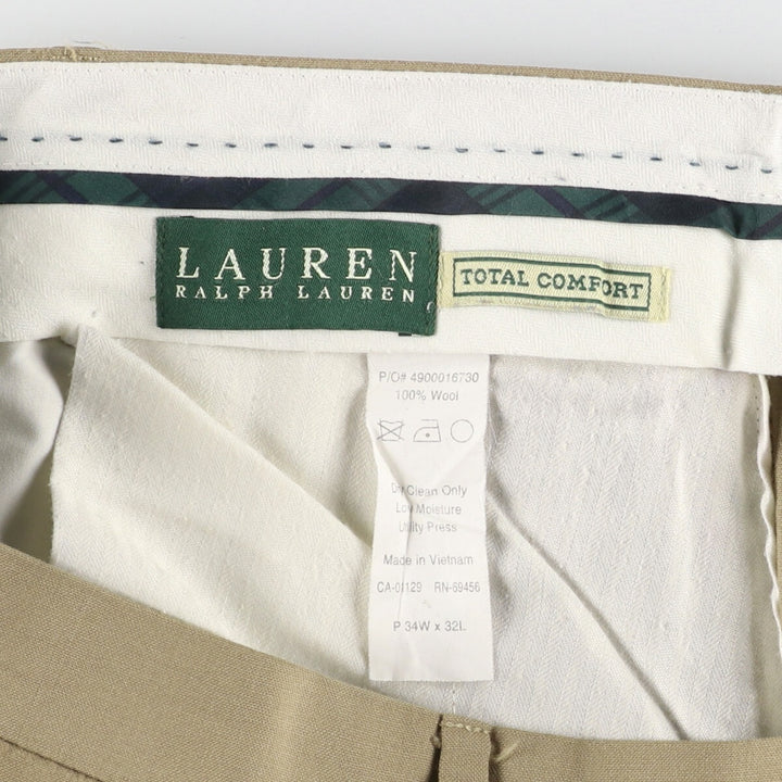 Ralph Lauren LAUREN Wool Slacks Pants Women's XXL (w34) /eaa424280