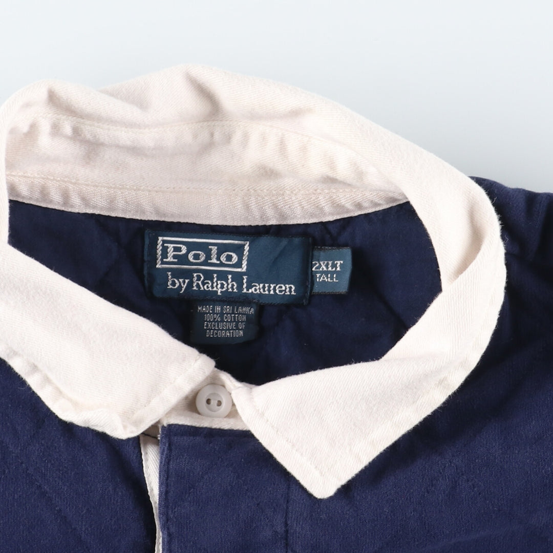 Ralph Lauren POLO by Ralph Lauren long sleeve rugby shirt, men's XXL /eaa424366