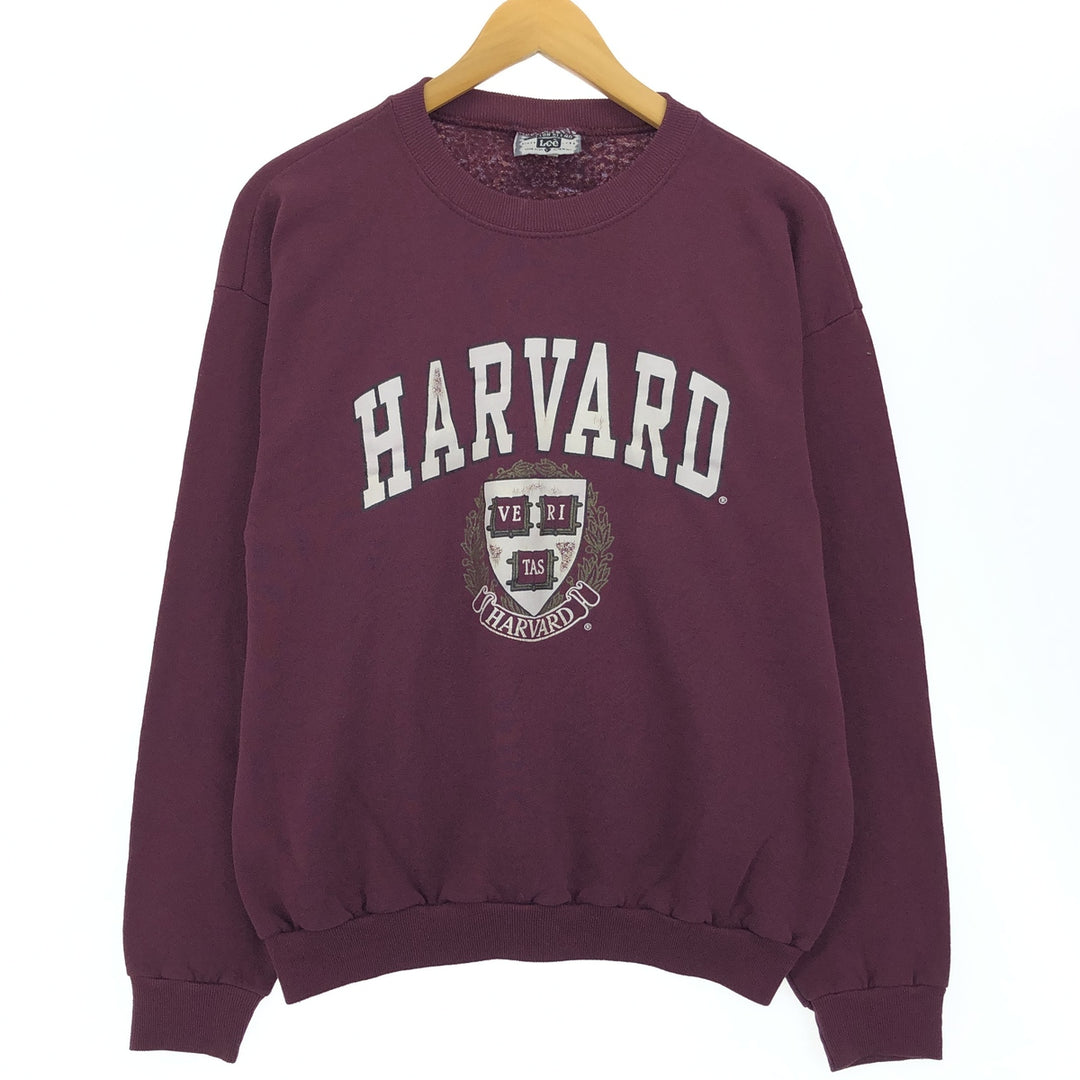 90'S Lee HARVARD Harvard University College Sweatshirt Trainer Made in USA Men's L Vintage /eaa424427