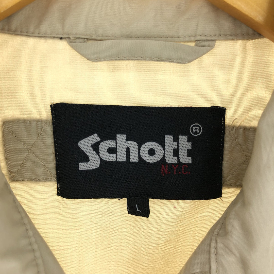 SCHOTT Swing Top Sports Jacket Men's L /eaa424533