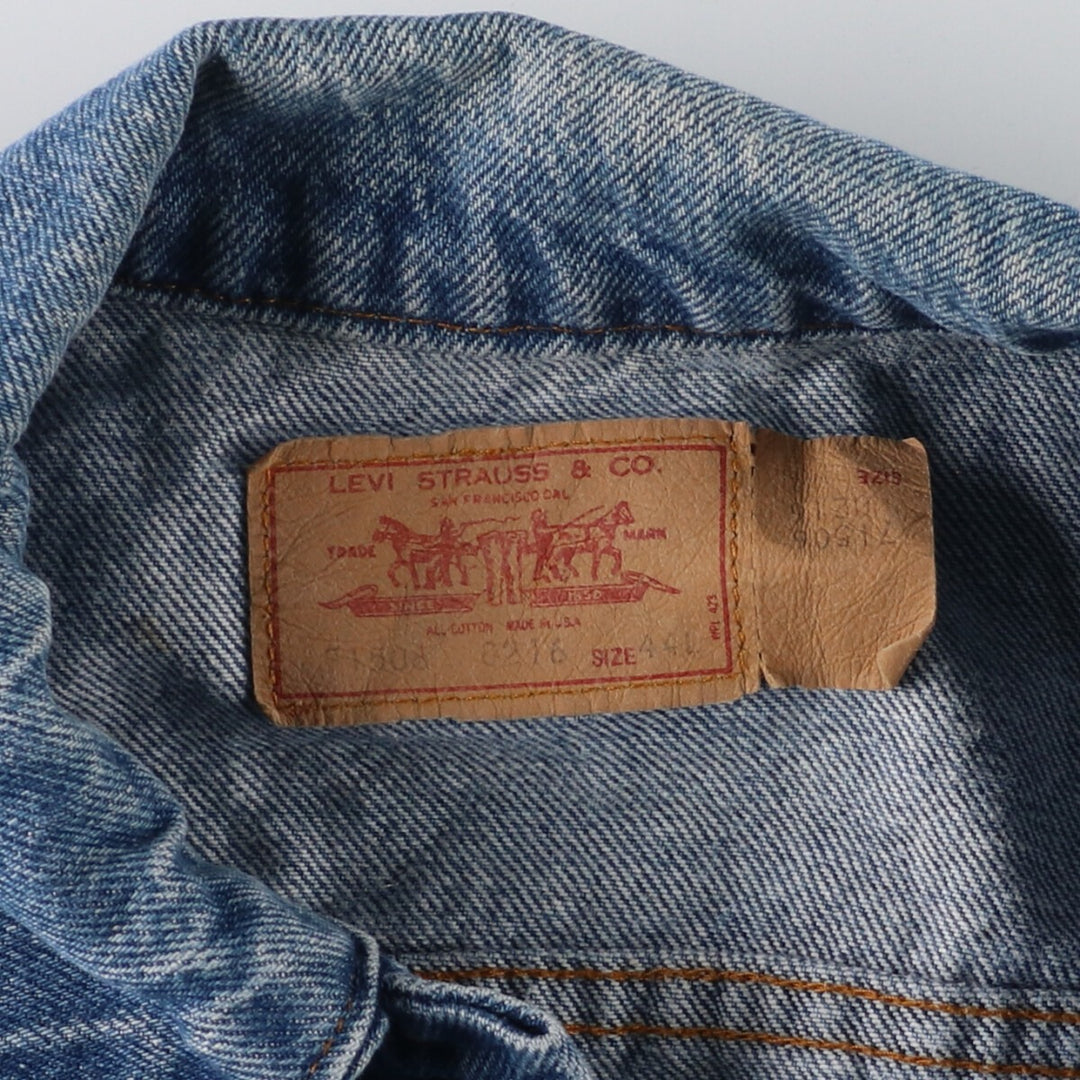 90'S Levi's 71506-0216 denim jacket, denim jacket, made in USA, men's M, vintage /eaa424645