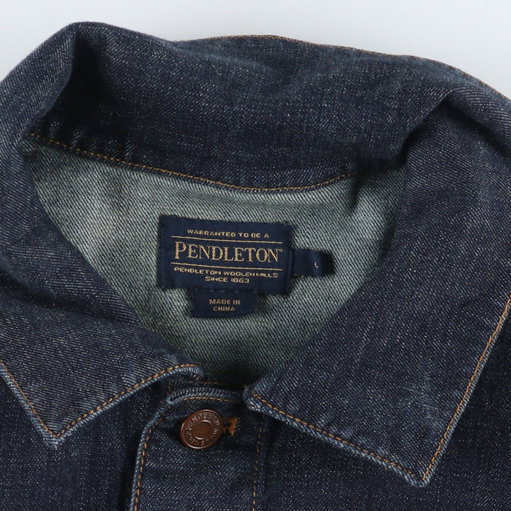 Pendleton Denim Jacket, G-Jean, Men's L /eaa424657