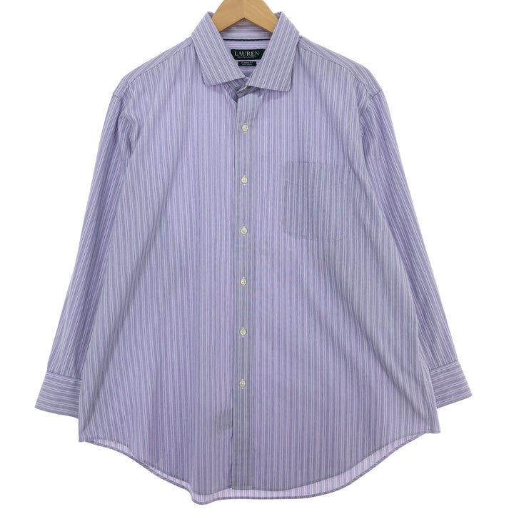 Ralph Lauren LAUREN Lauren Long Sleeve Cotton Striped Shirt Men's XL /eaa424706