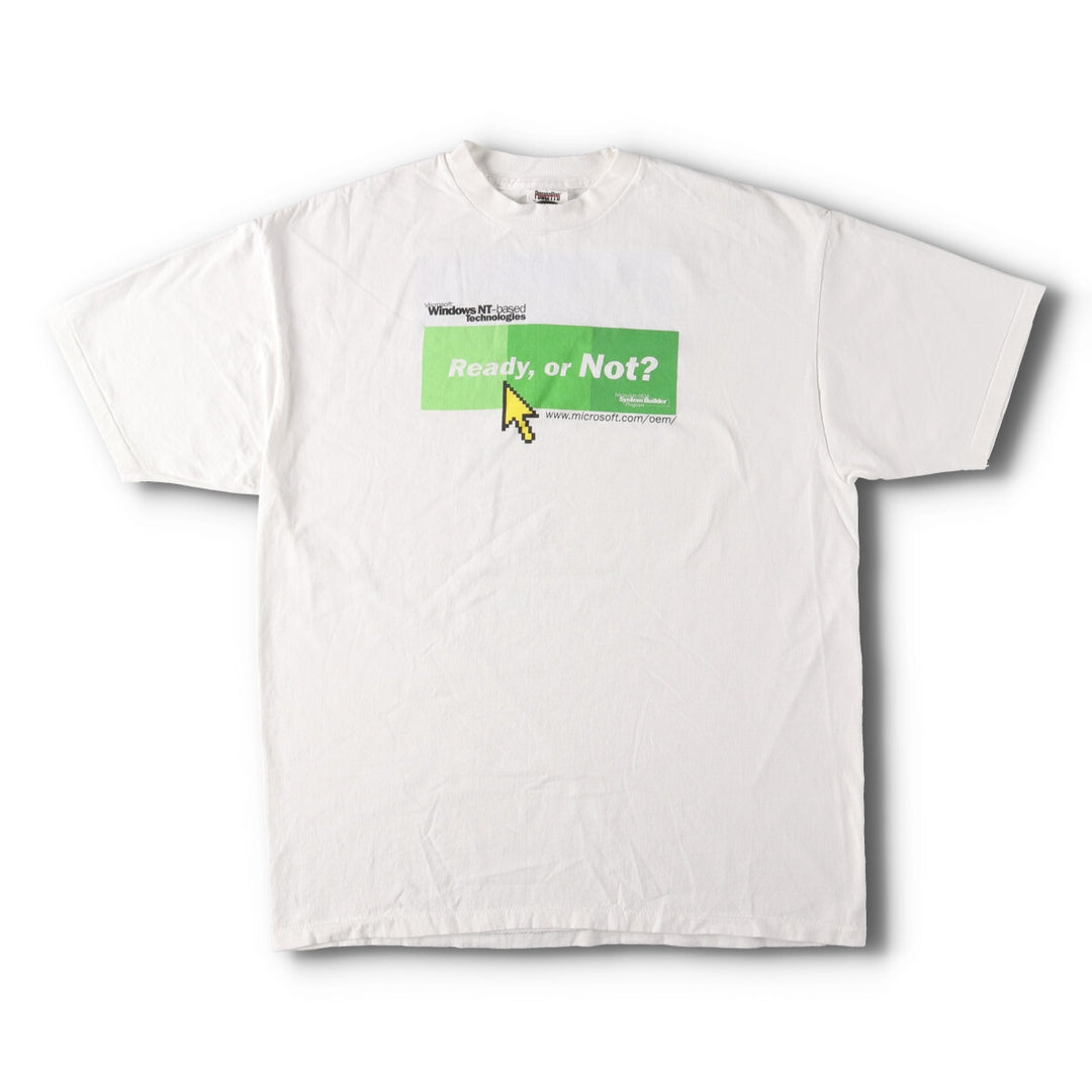 00'S ONEITA Microsoft Windows 2000 Advertising T-shirt Men's XL Vintage /eaa424759