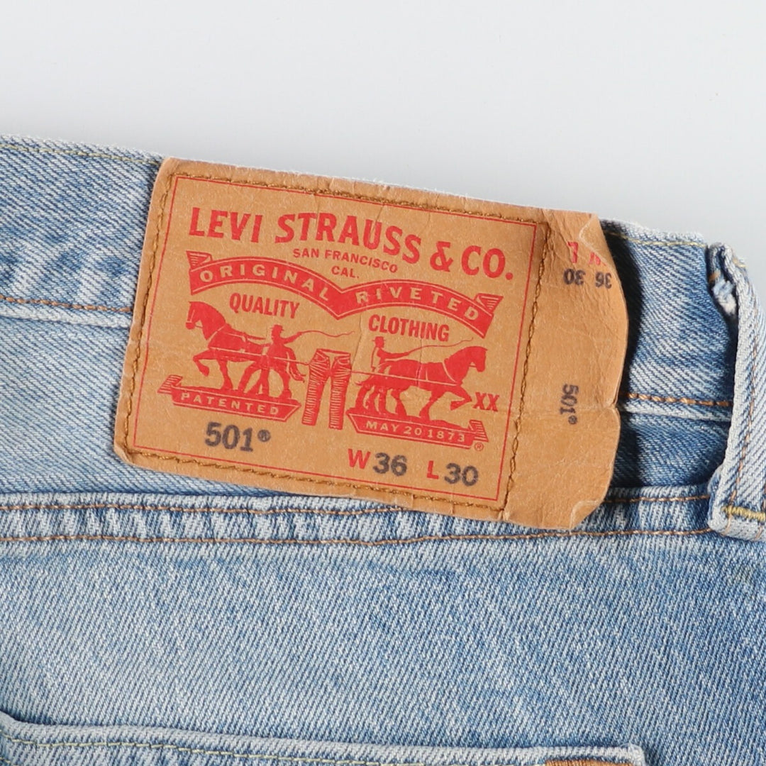 Levi's 501 straight denim pants for men w37 / eaa424856