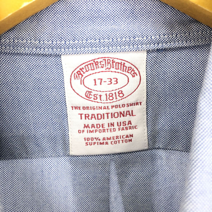 90'S Brooks Brothers Est.1818 Long Sleeve Button Down Shirt Made in USA Men's XL Vintage /eaa425259