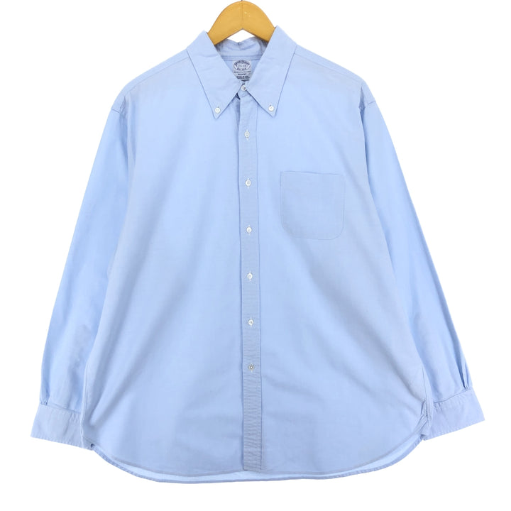 90'S Brooks Brothers Est.1818 Long Sleeve Button Down Shirt Made in USA Men's XL Vintage /eaa425265