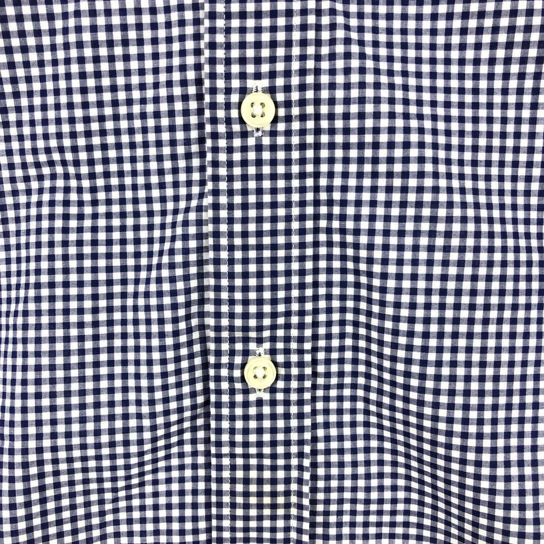 Ralph Lauren Gingham Check Long Sleeve Button-Down Check Shirt Men's L Size / eaa425329