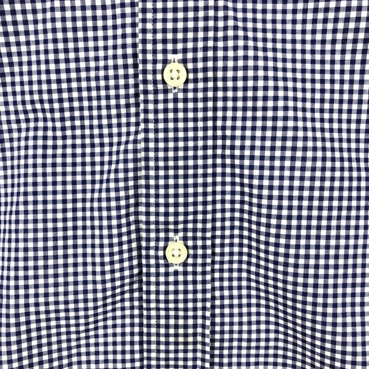 Ralph Lauren Gingham Check Long Sleeve Button-Down Check Shirt Men's L Size / eaa425329