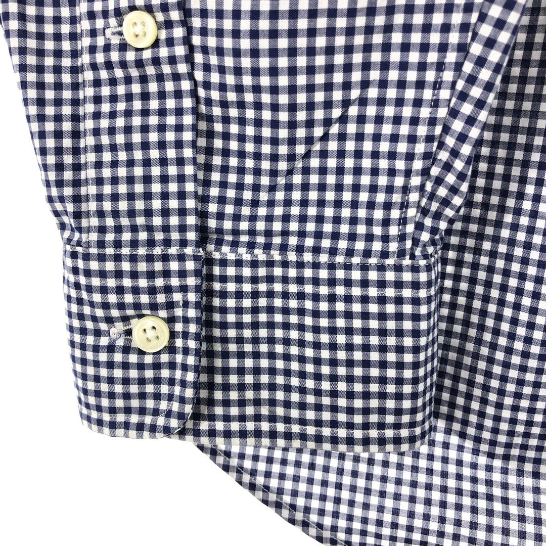 Ralph Lauren Gingham Check Long Sleeve Button-Down Check Shirt Men's L Size / eaa425329