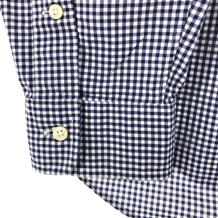 Ralph Lauren Gingham Check Long Sleeve Button-Down Check Shirt Men's L Size / eaa425329
