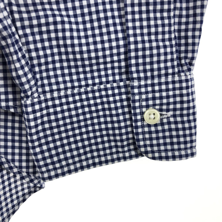 Ralph Lauren Gingham Check Long Sleeve Button-Down Check Shirt Men's L Size / eaa425329