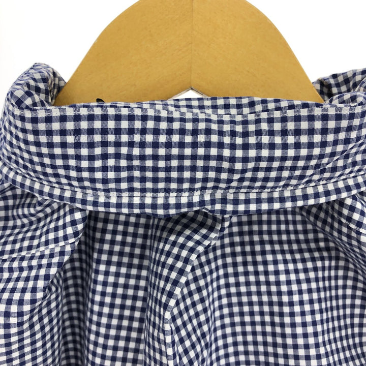 Ralph Lauren Gingham Check Long Sleeve Button-Down Check Shirt Men's L Size / eaa425329