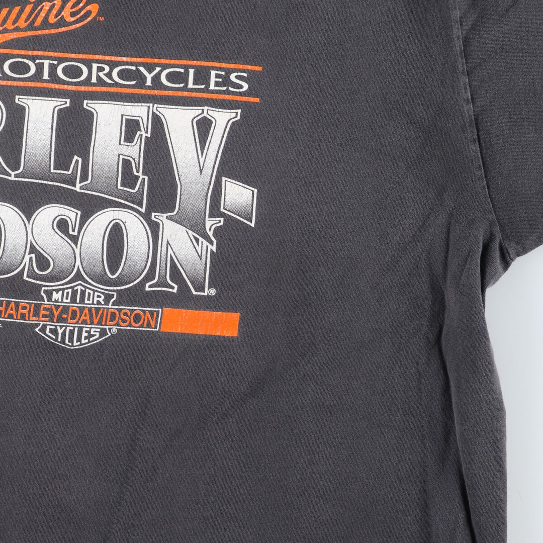 90'S Harley-Davidson Double-sided Print Motorcycle Bike T-Shirt Made in USA Men's XXXL Vintage /eaa425459