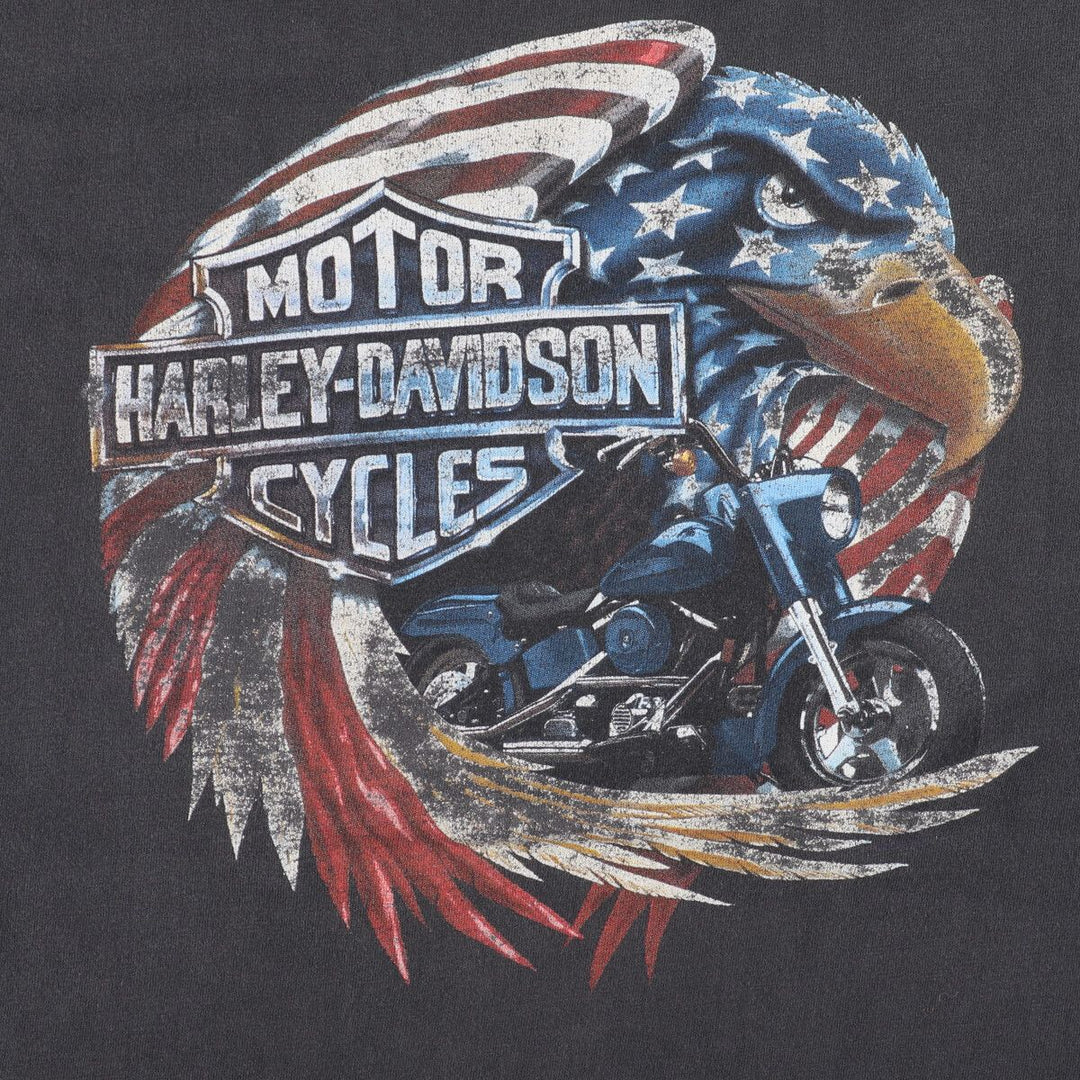 90'S Harley-Davidson Double-sided Print Motorcycle Bike T-Shirt Made in USA Men's XXXL Vintage /eaa425460