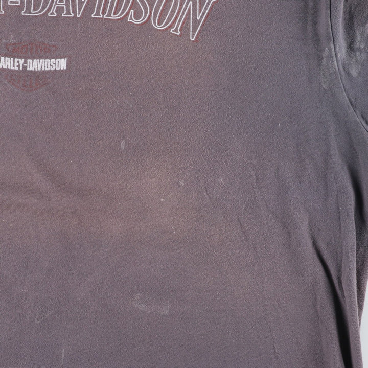 00'S Harley-Davidson Double-sided Print Motorcycle Bike T-Shirt Men's XXL /eaa425464