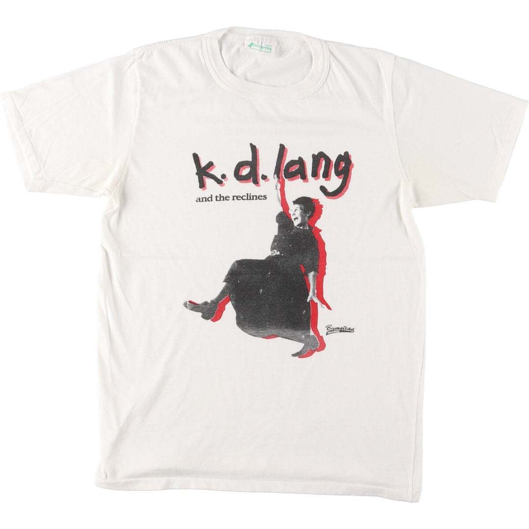 90'S EVERGREEN kd lang band t-shirt, band tee, women's size S, vintage /eaa425476