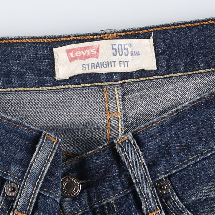 Levi's 505 STRAIGHT FIT tapered denim pants for men, size w36 / eaa425632