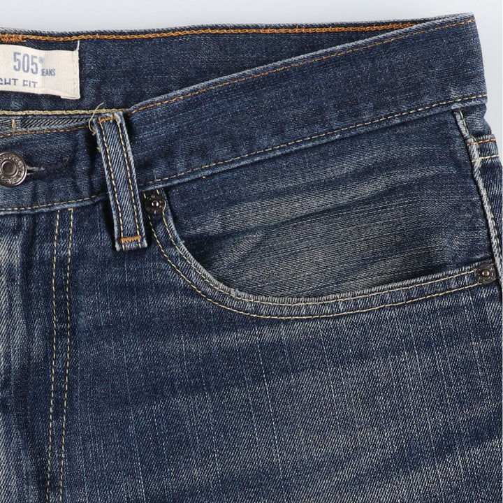 Levi's 505 STRAIGHT FIT tapered denim pants for men, size w36 / eaa425632