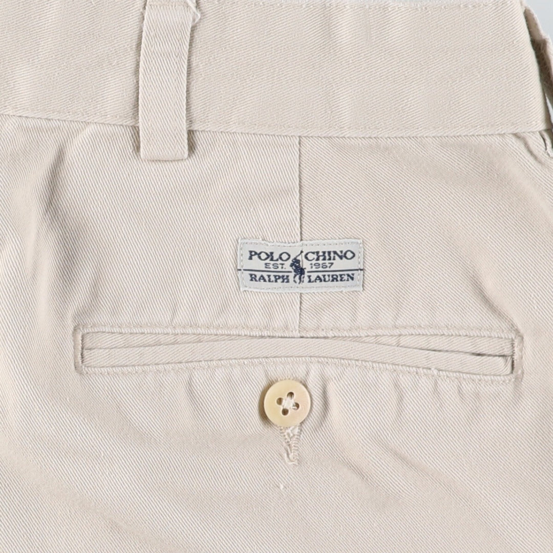 Ralph Lauren POLO RALPH LAUREN Two-pleat chino pants for men, size W34 / eaa425640