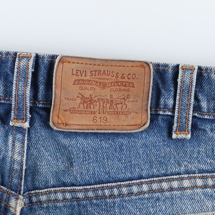 90'S Levi's 619 Orange Tab Tapered Denim Pants Made in Canada Men's W32 Vintage / eaa425657