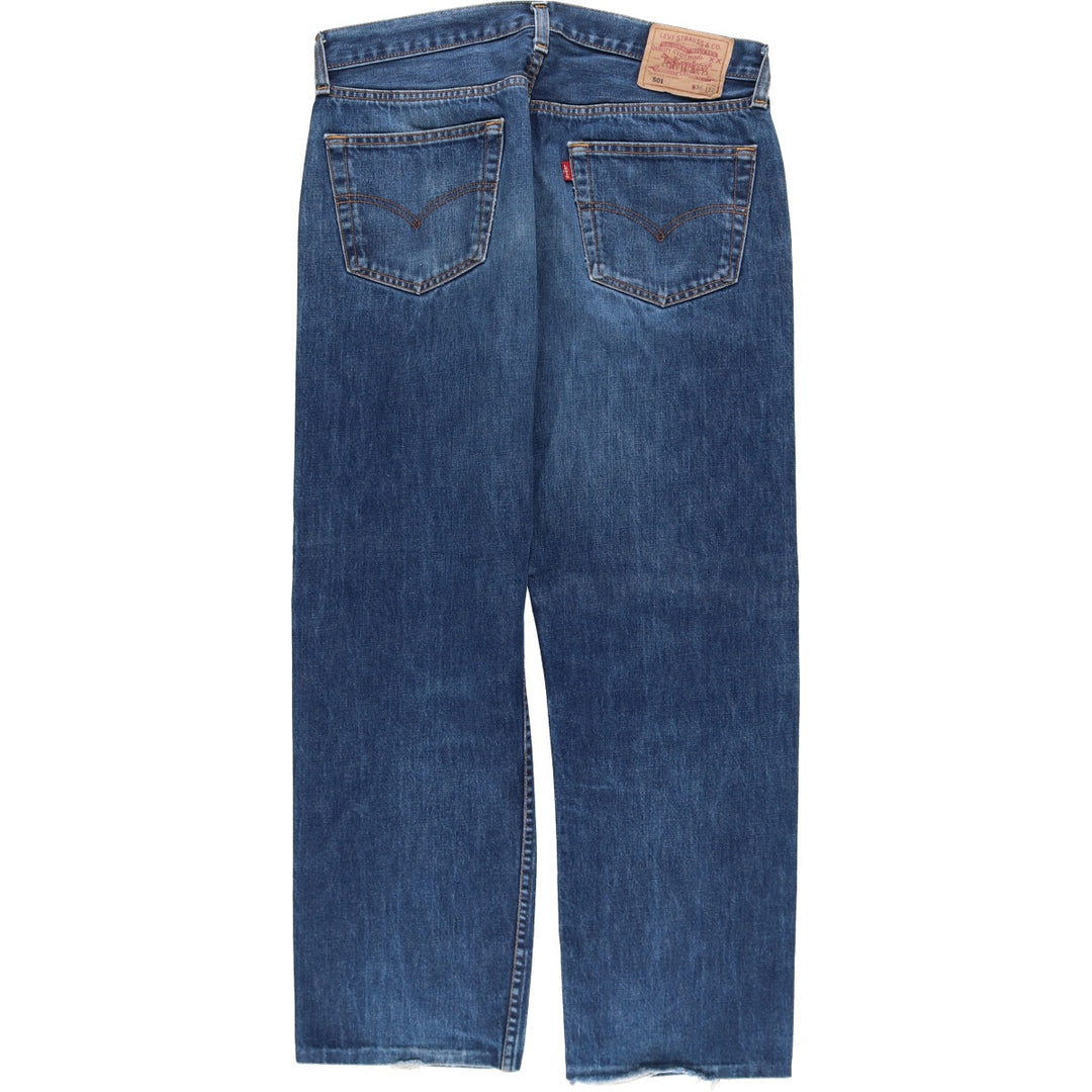 00'S Levi's Levi's 501 Euro model straight denim pants for men, equivalent to W34 / eaa425679