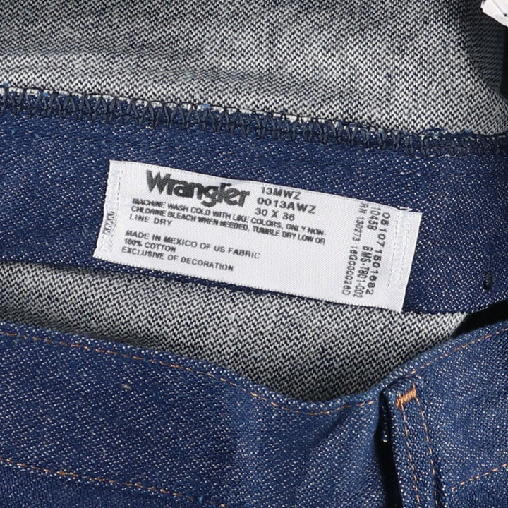 DEADSTOCK 90s~ Wrangler 13MWZ Straight Denim Pants Men's W30 Vintage /eaa425697