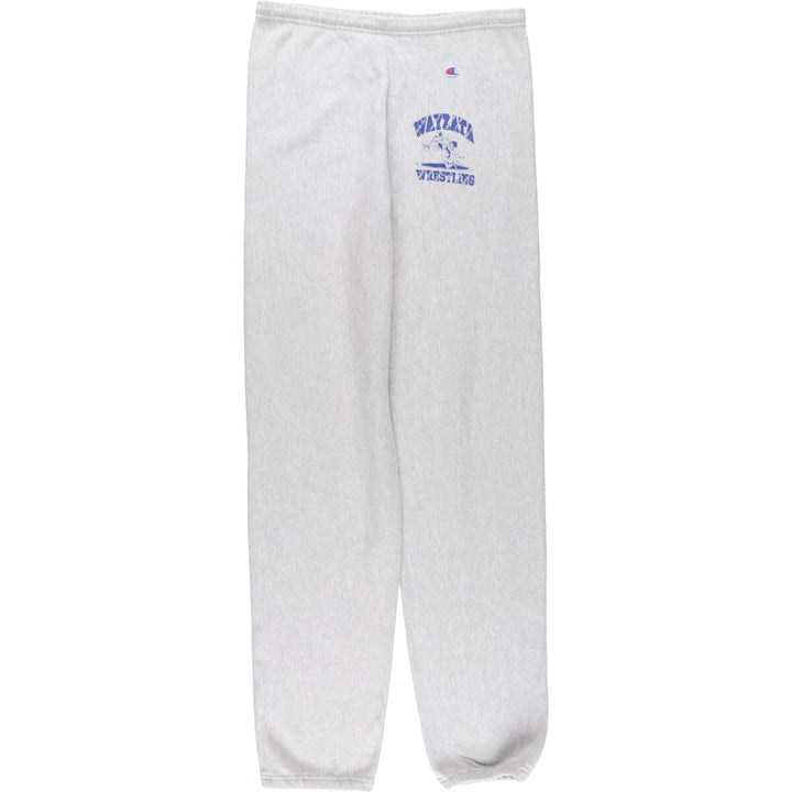 90'S Champion Reverse Weave Embroidered Tag College Sweatpants Men's L Size Vintage /eaa425698