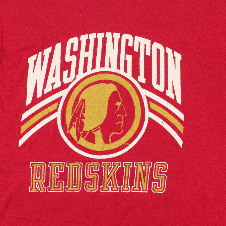 80'S Champion Tricot Tag NFL WASHINGTON RED SKINS Washington Redskins Printed T-Shirt Made in USA Men's L Vintage /eaa425744