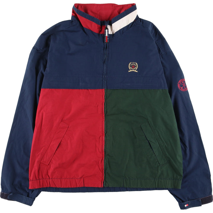 00'S Tommy Hilfiger GOLF Crazy Pattern Windbreaker Men's L Vintage /eaa425892