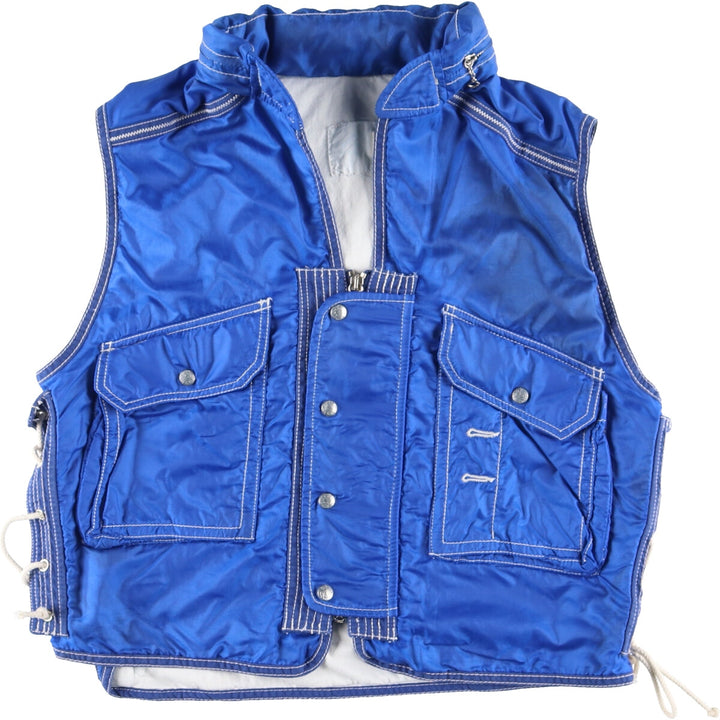 80s-90'S Diesel DIESEL Lace-up Nylon Vest Men's M Vintage /eaa426069