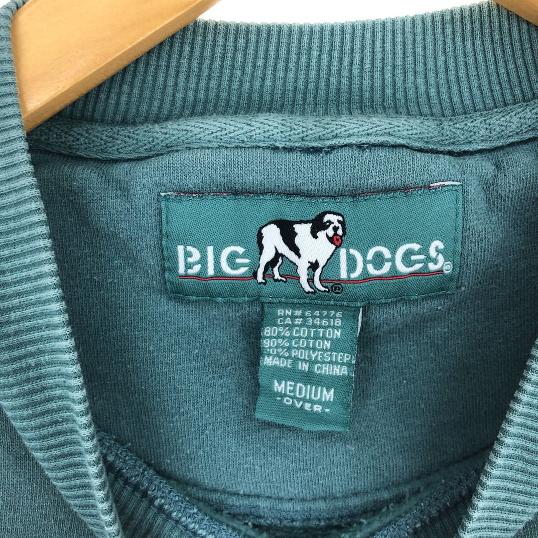 BIG DOGS Logo Sweatshirt Trainer Men's M /eaa426346