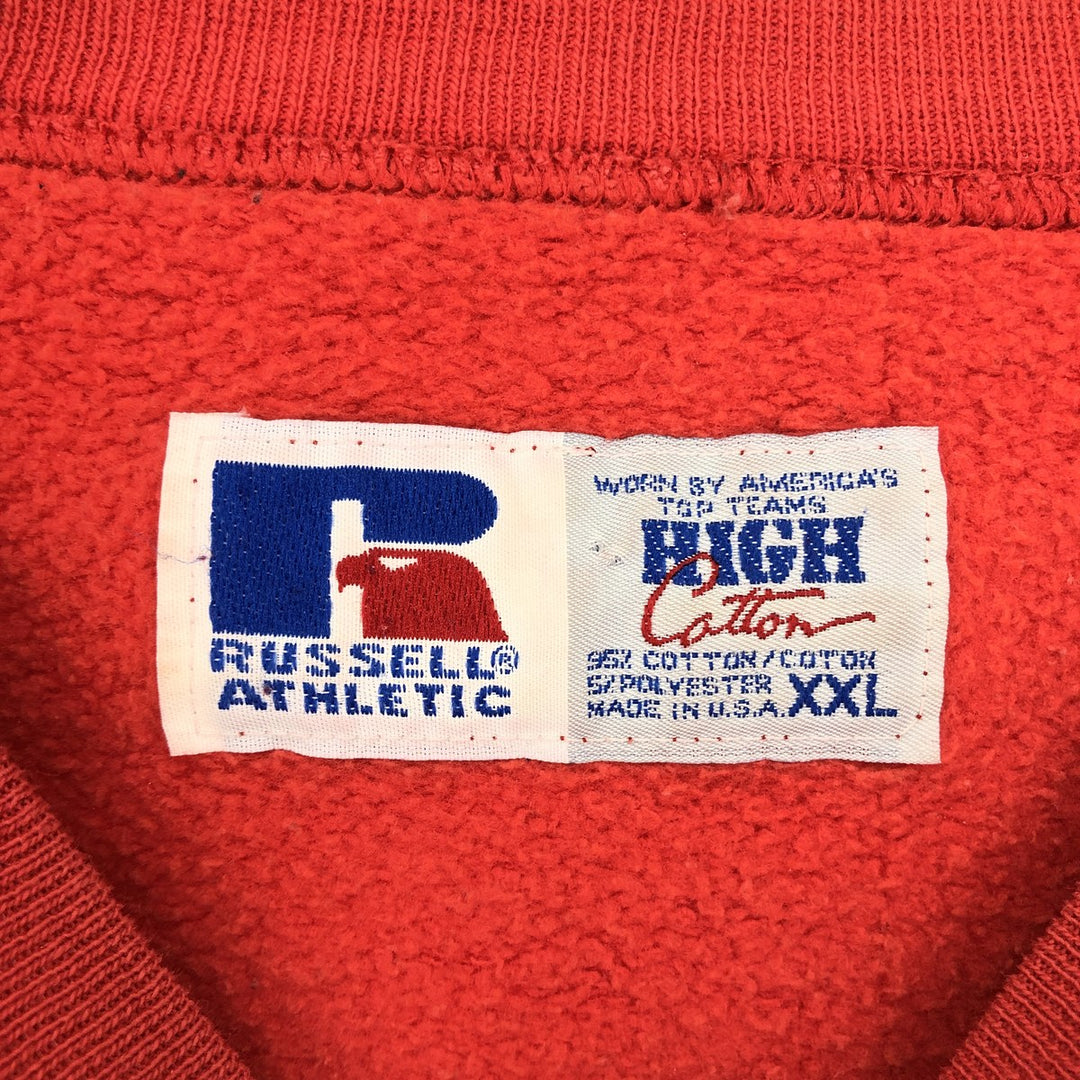 90'S Russell HIGH COTTON college sweatshirt, sweatshirt, made in USA, men's XXL, vintage /eaa426360